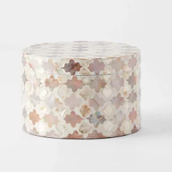 Nyra Round Box - Pink