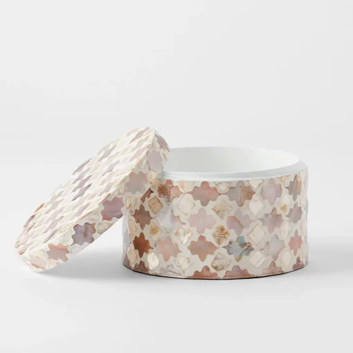 Nyra Round Box - Pink