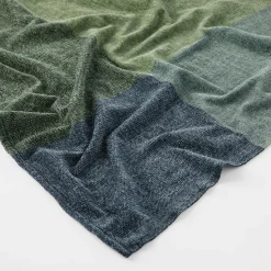 Otto Throw - Moss/Navy