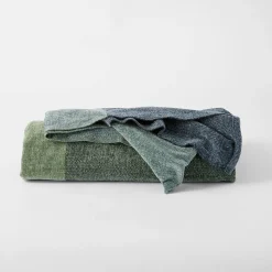 Otto Throw - Moss/Navy