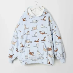 Pepper Hooded Sherpa Blanket