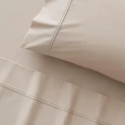 Perfects 250 TC Cotton Blend Sheet Separates - Stone