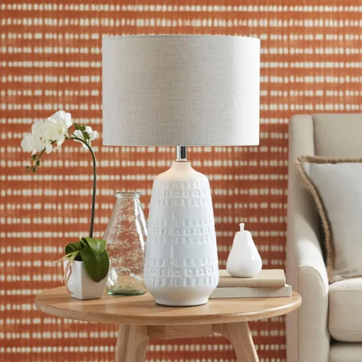 Pippy Table Lamp - White/ Natural