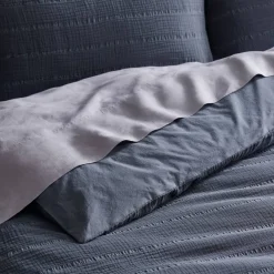 Ramsay Quilt Cover - Slate Blue