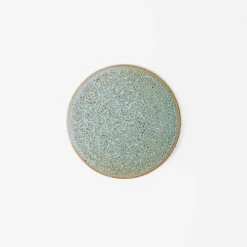 Reactive Glaze Coaster Set Of 4 - Eucalyptus