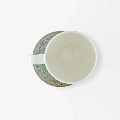 Reactive Glaze Coaster Set Of 4 - Eucalyptus