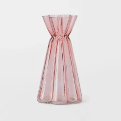Remy Fluted Glass Vase Tall