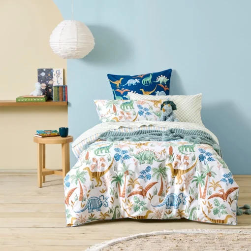 Rex Glow In The Dark Quilt Cover