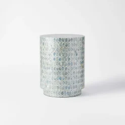 Rhodes Shell Inlay Stool