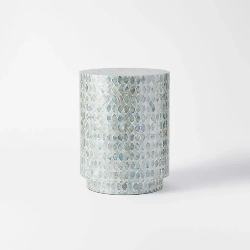 Rhodes Shell Inlay Stool