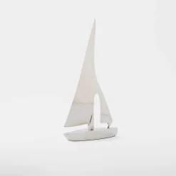 Sailing Boat Metal Statue Small