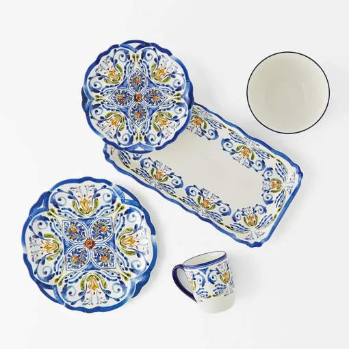 Savona Mug - Blue/Yellow