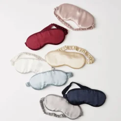 Silk Eye Mask - Navy
