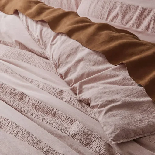 Sinclair Quilt Cover - Blush