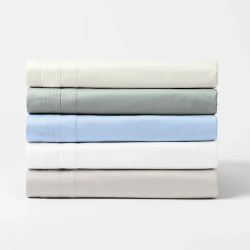 Sleeping Beauty 1200 TC Egyptian Cotton Sheet Set - Vanilla