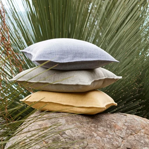 Sorano Linen Blend Cushion - Ink