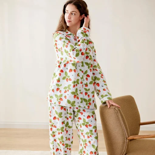 Strawberry Flannelette Pyjamas