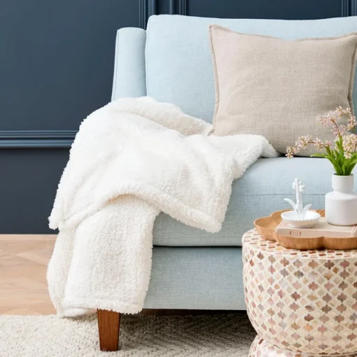 Super Soft Throw - Light Pink