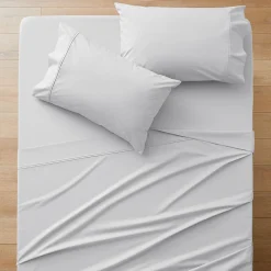 Supreme 250 TC Egyptian Cotton Sheet Separates - Silver