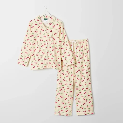 Sweet Cherry Flannelette Pyjamas