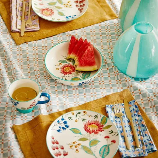 Tango Dining - Aqua/Pink