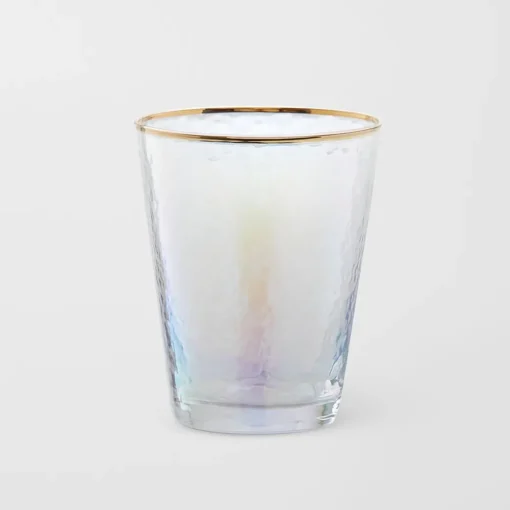 Vista Gold Rim Glass Drinkware