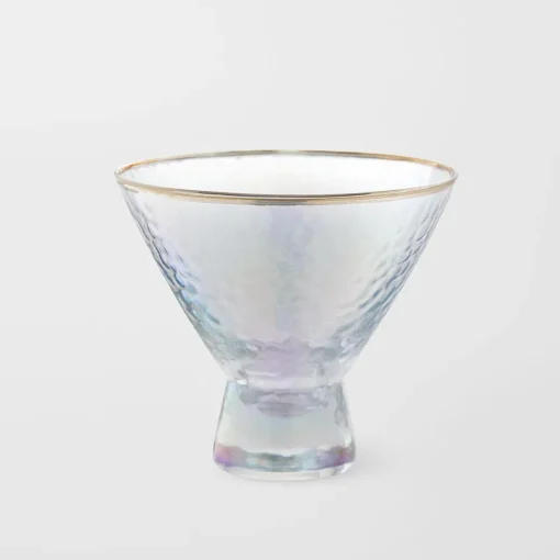 Vista Gold Rim Glass Drinkware