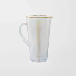 Vista Gold Rim Glass Drinkware