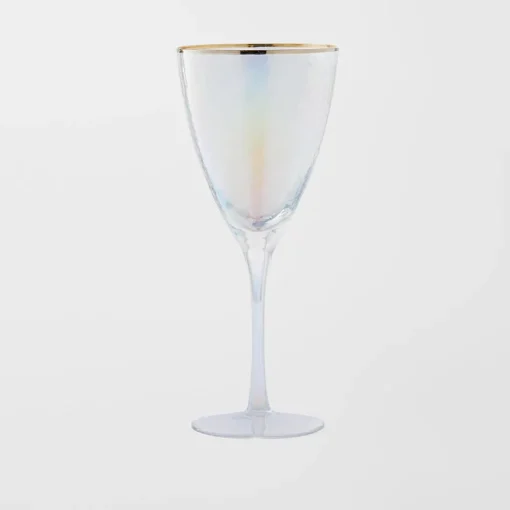 Vista Gold Rim Glass Drinkware