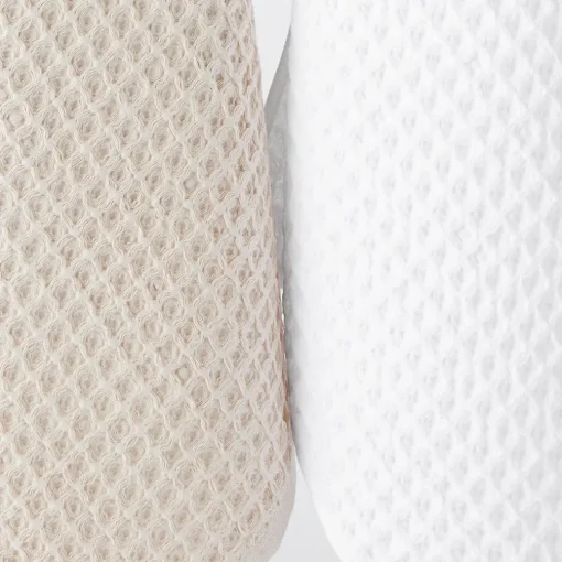 Waffle Tea Towel Set Of 2 - Oatmeal