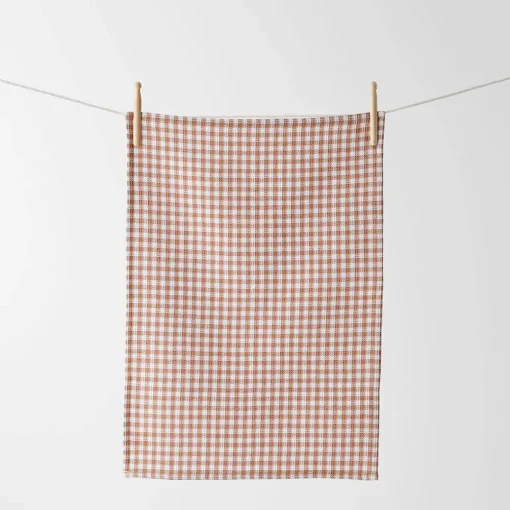 Wattle Tea Towel Set Of 3 - Clay