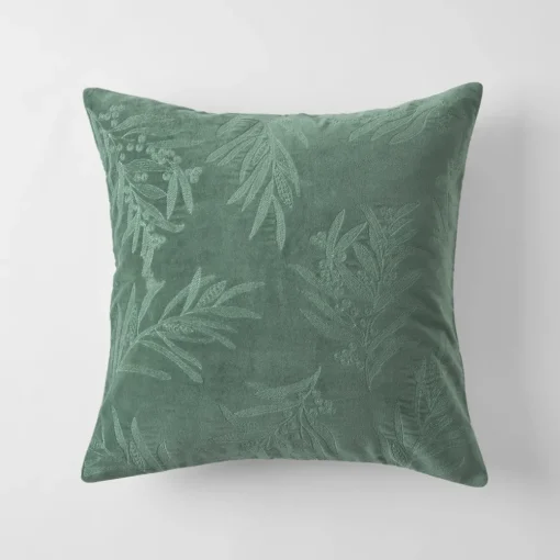 Wattle Velvet Cushion