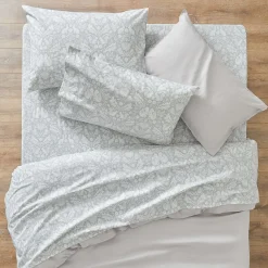 Woodland Flannelette Sheet Set - Teal/Cream Floral