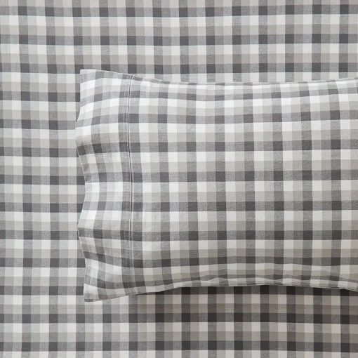 Yelverton Washed Cotton Sheet Set - Charcoal