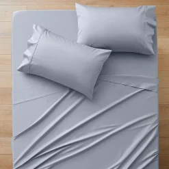 York 375 TC Cotton Sateen Sheet Set - White