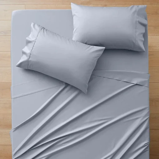 York 375 TC Cotton Sateen Sheet Set - White