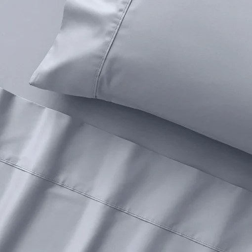 York 375 TC Cotton Sateen Sheet Set - White