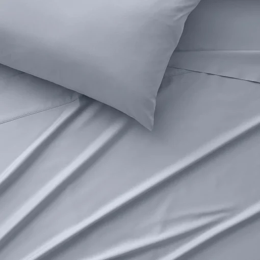 York 375 TC Cotton Sateen Sheet Set - White