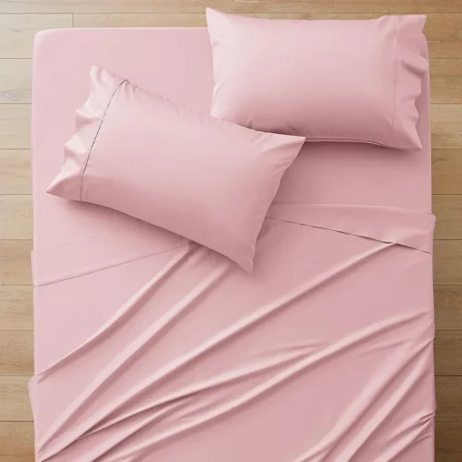 York 375 TC Cotton Sateen Sheet Set - White