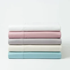 York 375 TC Cotton Sateen Sheet Set - White