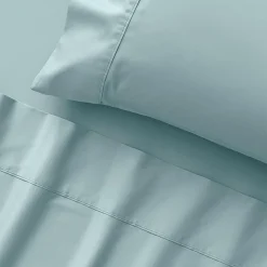York 375 TC Cotton Sateen Sheet Set - White