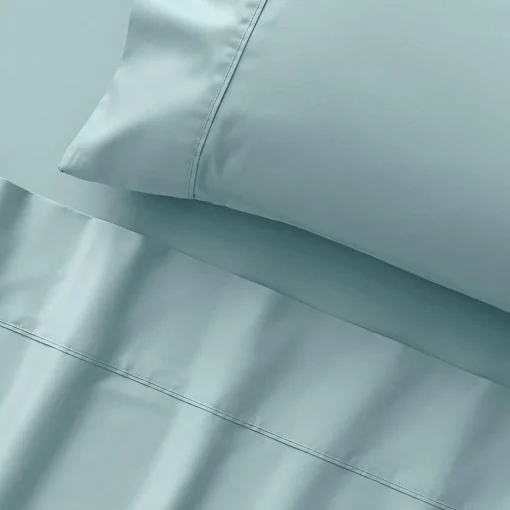 York 375 TC Cotton Sateen Sheet Set - White