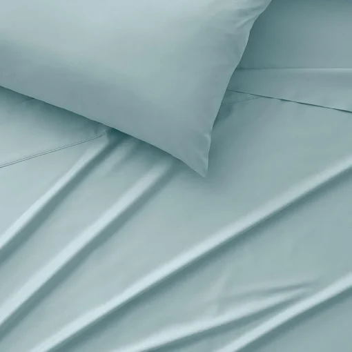York 375 TC Cotton Sateen Sheet Set - White